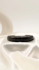 Noir Twist Resin Bangle